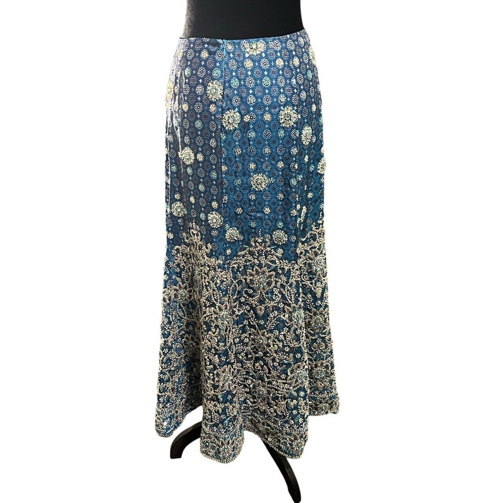 Beaded Lehenga Skirt for Wedding Prom Formal Party 28 Waist